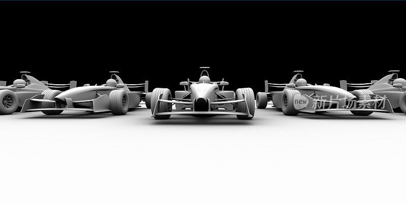 3D F1赛车